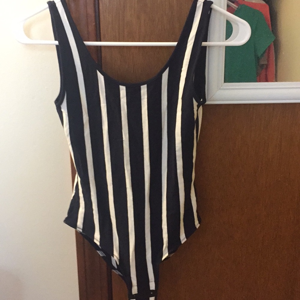 Madewell striped bodysuit